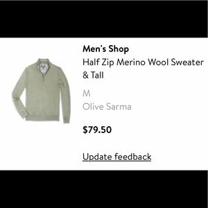 1/4 Zipup Sweater
